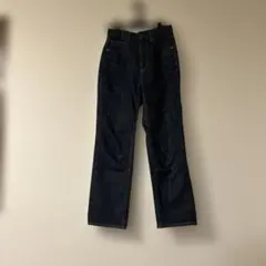 GU ハイライズストレートジーンズ 71.0〜75.0cm ダークブルー