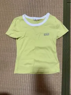 GAP リブ Tシャツ イエロー XSサイズ