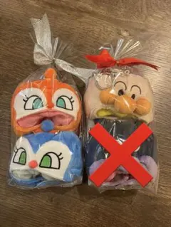 アンパンマンミュージアム　ミニきぐるみキャップストラップ　キーホルダー　限定