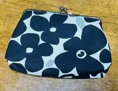 ハンドメイド がま口 財布 ポーチ 花柄