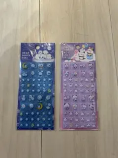 シマエナガ もちもちパンダ ドロップブロックシール タイルシール【新品未使用】