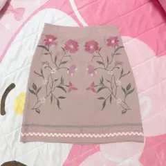 マーキュリーデュオ 花柄刺繍スカートのサムネイル