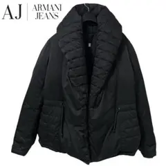 ARMANI JEANS /レディース 中綿ジャケット 黒 42サイズ a562のサムネイル