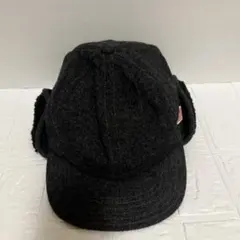 【美品】DANTON フライトキャップ ダークグレー メンズレディース兼用