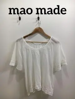 【マオメイド】半袖　カットソー　Mサイズ　ホワイト　白　綿のサムネイル