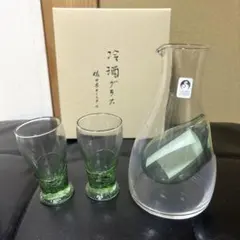冷酒グラス2個とピッチャーセット 佐々木クリスタル