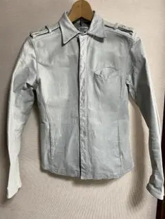 【名作極上 美品】MR.OLIVE ミスターオリーブ レザーシャツジャケットMのサムネイル