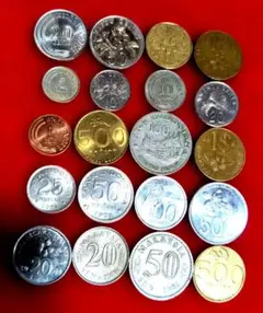 【お買い得商品】 東南アジア諸国 外国コイン まとめセット 旧硬貨２０枚のサムネイル