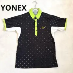 【YONEX】ヨネックス テニスウェア バドミントン ポロシャツ ドット柄 M