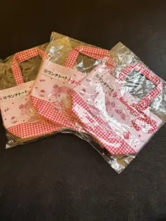 マイメロディ マイスウィートピアノ 当たりくじ トートバッグ 3個セット