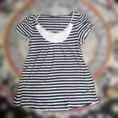 しましま　白鳥さん半袖Tシャツのサムネイル