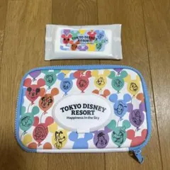 東京ディズニーリゾート ウェットティッシュポーチ　Disney ミッキーマウス