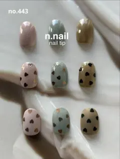 バレンタインネイル