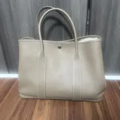 新品未使用】エルメス ガーデンパーティPM36 エトゥープシルバー金具 G 