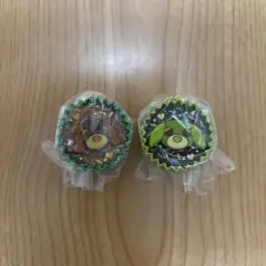 お茶犬手作りおやつチャーム#平成女児チョコ リョク、カフェ