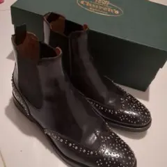 ✨Church's ブラック サイドゴア✨ブーツ美品秋冬✨♡
