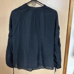 GU ブラウス　黒　M