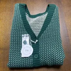 スタディオクリップ　カーディガン　グリーン