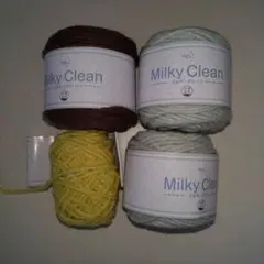 ユザワヤ　ミルキークリーン　Milky Clean 毛糸セット