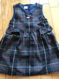 ファミリア　ワンピース　　ジャンパースカート　100