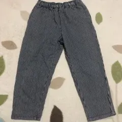 GU ストライプ柄 長ズボン 120cm