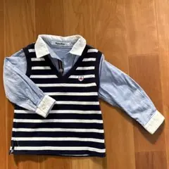 familiar ファミリア ストライプ シャツ 90