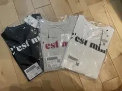 新品未開封　 coca 三点セット　キッズ　フレンチスリーブアソートTシャツ