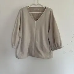 le colis ベージュ メッシュ ジャケット