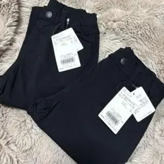 130cm ブラック ロングパンツ　ブランシェス