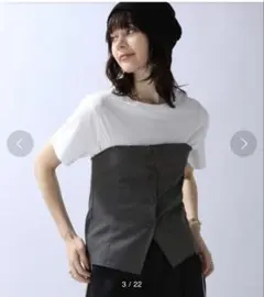 JEANASIS ビスチェドッキングTEE SSのサムネイル