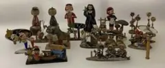民芸品　お土産品　昭和レトロ　創作こけし 木の実人形 飾り物 大量セットのサムネイル