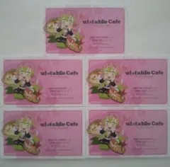 鬼滅の刃 ufotable cafe ショップカード 甘露寺蜜璃 5枚セット