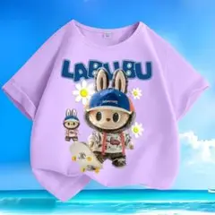 LABUBUキャラクターTシャツ 140cm