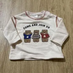 赤ちゃん本舗　クマプリント トレーナー 70サイズ