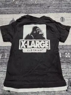X-LARGE ブラック Tシャツ ゴリラロゴのサムネイル