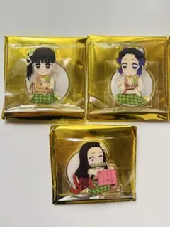 鬼滅の刃 ハンドメイドクラブ アクスタ3点セット胡蝶しのぶ、カナヲ、ねずこ