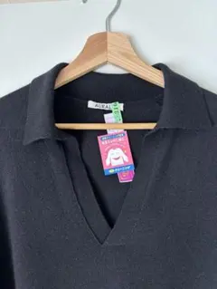AURALEE ブラック スキッパー ニットのサムネイル
