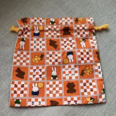 ミッフィ、ハンドメイド巾着袋