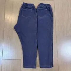 ユニクロレギパン　デニムライク2枚セット