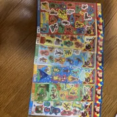 おさるのジョージ　キラッとシール6セット