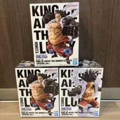 ワンピースフィギュア　KING OF ARTIST ルフィ　ギア4 3つセット