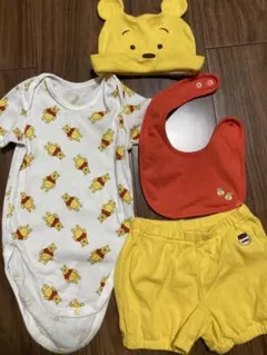 UNIQLO プーさんロンパースセット 60-80cm