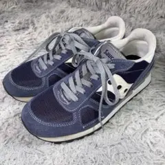 美品Saucony サッカニー SHADOW ネイビー メッシュスニーカー 26のサムネイル