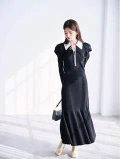 Lily Brown リリーブラウン　マーメイドヘムニット セットアップ