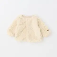 プティマイン　もこもこボアジャケット　80サイズ