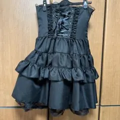 ACDCRAG ハイウエストスカート　ロリータ　ゴスロリ