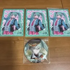 プロセカ メロパレ 初音ミク　トレーディングカード &缶バッジ