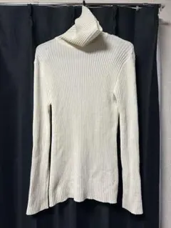 ジャックローズ　JACKROSE タートルネックニット　白　ホワイトのサムネイル