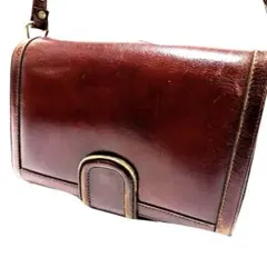 ETRO(エトロ) ショルダーバッグ - レッド×ボルドー ペイズリー柄/型押し加工 レザー ETRO PAISLEY PATTERNED LEATHER SWITCHED DESIGN 2WAY BOSTON