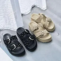 ベイクルーズルタロンビジュードットベルトサンダルのサムネイル